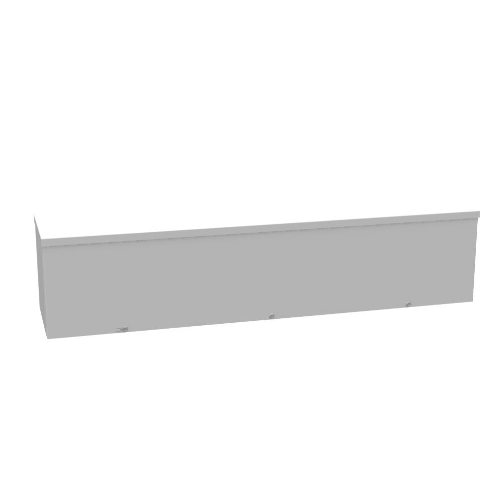 8836-GSC3R Outdoor Gutter 8x8x36