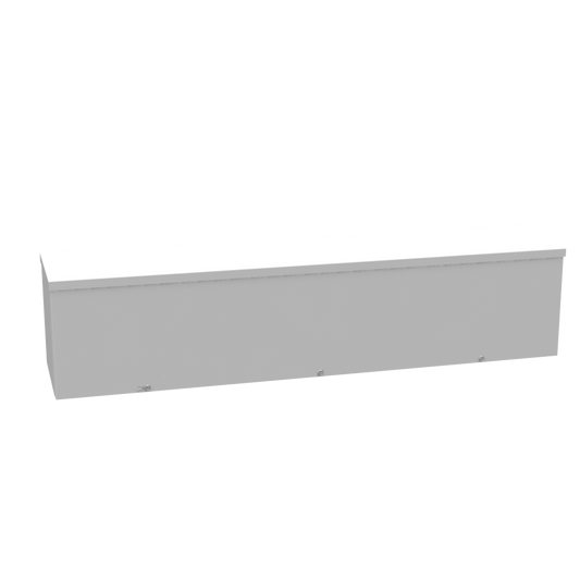 8836-GSC3R Outdoor Gutter 8x8x36