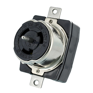 CS8369 50A 250V 3P 4W Twistlock Receptacle