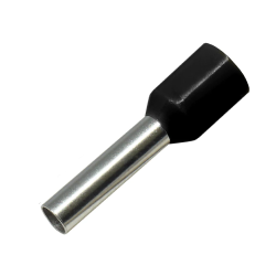 F40012B 12 AWG (12mm Pin) Insulated Ferrules - Black