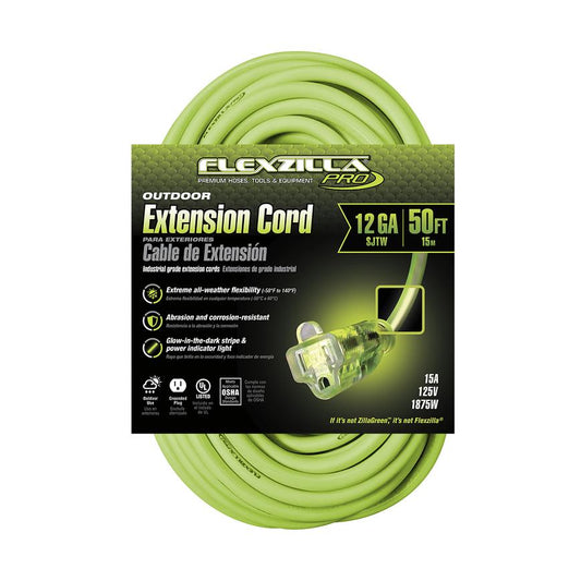 FZ512830 50ft 12/3 SJTW Flexzilla® Pro Outdoor Extension Cord