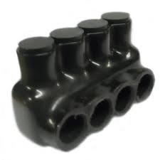 3/0-6 AWG Insulated Connector 4 Port