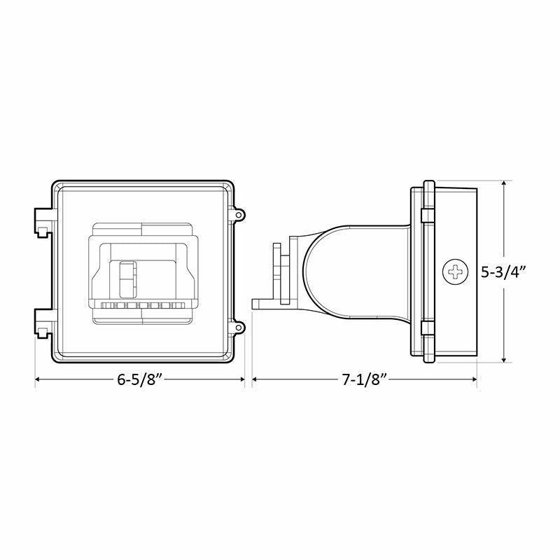 LFX-AWB Adjustable Wall Junction Box for LFX & LFX-XXL & LFXPRO & LF4PRO Series