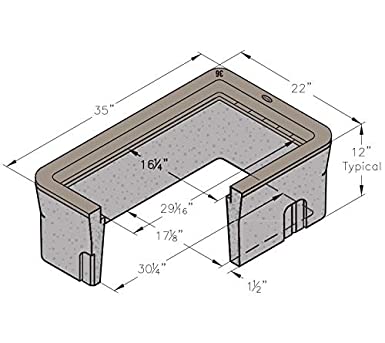 N36 Box 17"x30" I.D. Concrete Pullbox