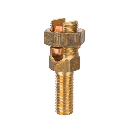 Service Post Connector One Wire Type, Wire Size: Min 4 STR - 2 SOL, Max 1/0 STR - 2/0 SOL