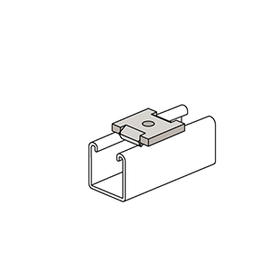 3/8" Square Washer With Channel Guide