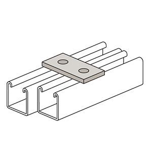 3-1/4" Parallel Splice Plate