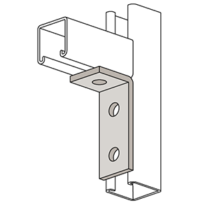 1-7/8" x 3-7/8" Three Hole End Connector