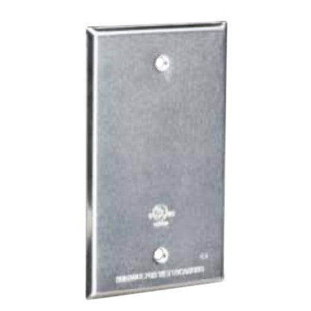 Single Gang Blank Weatherproof Cover With Gasket