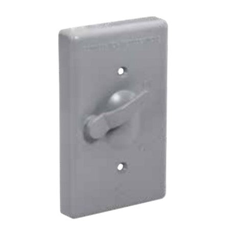 Vertical Toggle Switch, Heavy Duty, Single Gang Weatherproof Cover