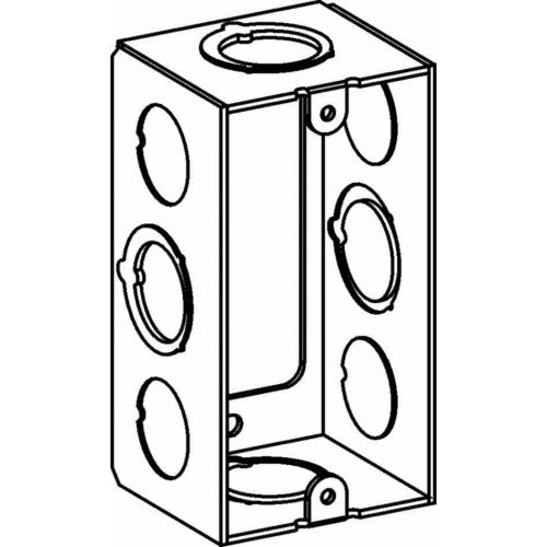 HB-1-MKO-EXT 1-7/8” Deep, 1-Gang Welded Handy Extension Ring With MKO