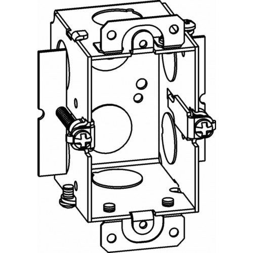 TG-1 2-1/2” Deep, Gangable 1-Gang Old Work Tigergrip Box